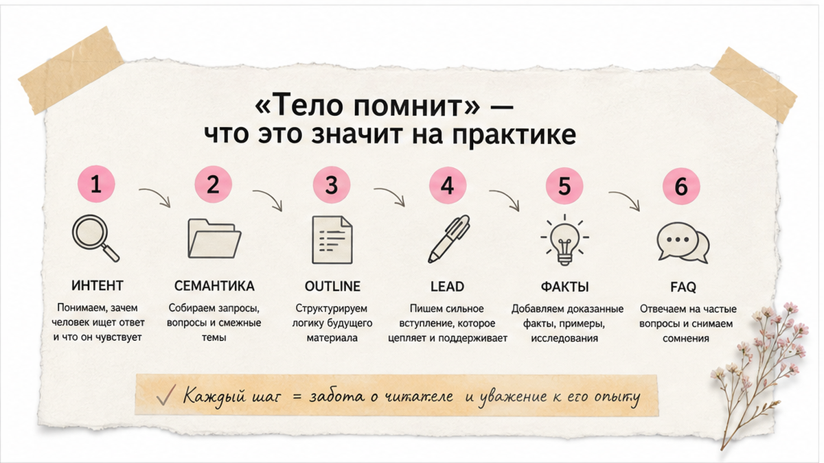Иллюстрация: «Тело помнит» — что это значит на практике
