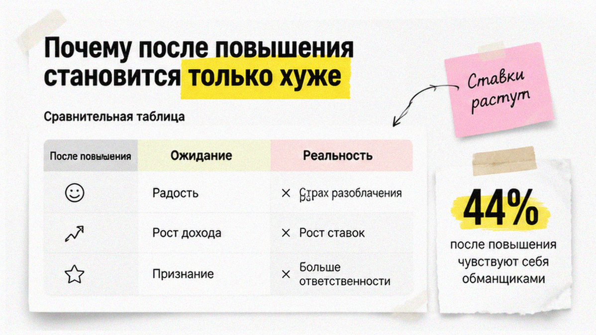 Успех не снимает синдром самозванца